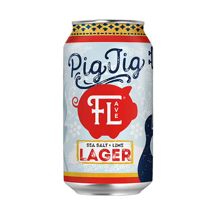 Pig Jig Light Lager can